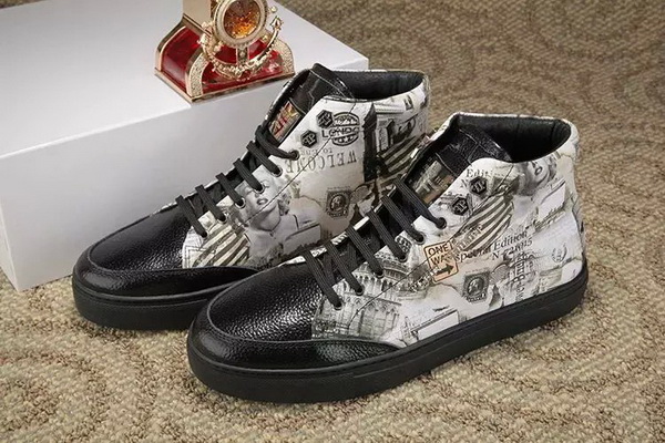 PhiliPP Plein High-Top Fashion Men Shoes--031